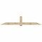Ekena Millwork Eugene Rough Sawn Timber Gable Bracket, Douglas Fir, 108"W x 22"H x 4"D x 6"F, 5/12 Pitch GBW108X22X0406EUG00RDF - alternate 1